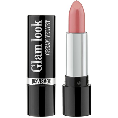 LUX visage Glam look Помада для губ кремовая cream velvet 303 Клубничное суфле