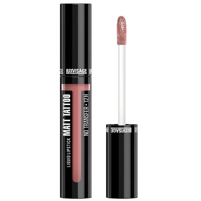 LUX visage MATT TATTOO NO TRANSFER 12H  Помада для губ жидкая матовая стойкая тон 116 Lilac Taupe