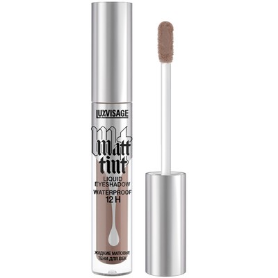 LUX visage MATT TINT WATERPROOF 12H Тени для век жидкие матовые 108 Grey Taupe