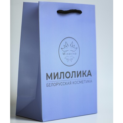 Фирменный пакет 17x25x9 фиолетовый