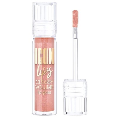 LUX visage ICON lips glossy volume  Блеск для губ с эффектом объема 504 Dusty Rose