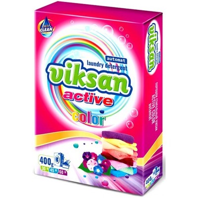 ВИКСАН VIKSAN Стиральный порошок Active Color Automat  400г
