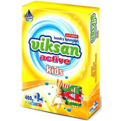 ВИКСАН VIKSAN Порошок стиральный  Active Kids Automat детский 400г