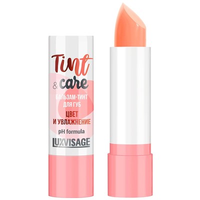 LUX visage Бальзам-тинт для губ Tint & care pH formula цвет и увлажнение тон 02 Peach